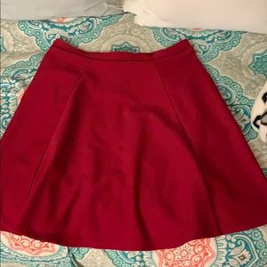 Red skirt